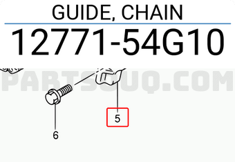 Suzuki 1277154G10 GUIDE, CHAIN