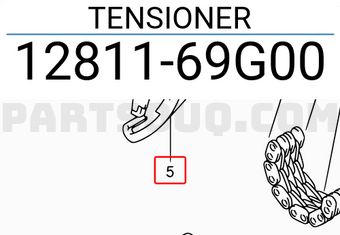 Suzuki 1281169G00 TENSIONER