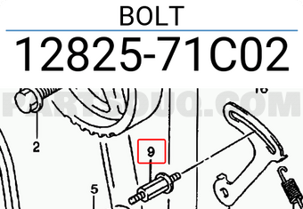 Suzuki 1282571C02 BOLT