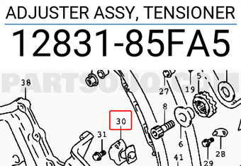 Suzuki 1283185FA5 ADJUSTER ASSY, TENSIONER