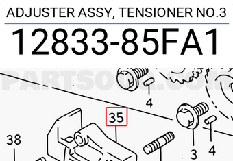 Suzuki 1283385FA1 ADJUSTER ASSY, TENSIONER NO.3