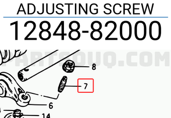 Suzuki 1284882000 ADJUSTING SCREW