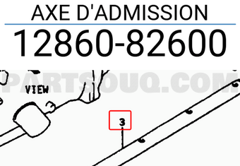 Suzuki 1286082600 AXE D ADMISSION