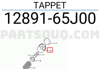 Suzuki 1289165J00 TAPPET