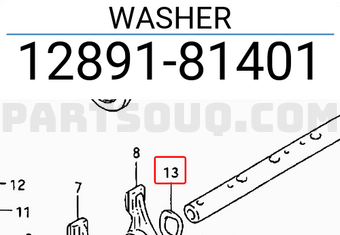 Suzuki 1289181401 WASHER