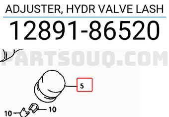 Suzuki 1289186520 ADJUSTER, HYDR VALVE LASH