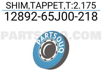 Suzuki 1289265J00218 SHIM,TAPPET,T:2.175