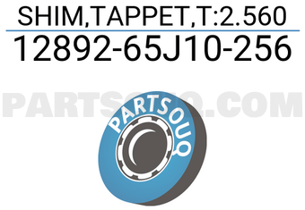 Suzuki 1289265J10256 SHIM,TAPPET,T:2.560