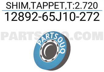 Suzuki 1289265J10272 SHIM,TAPPET,T:2.720