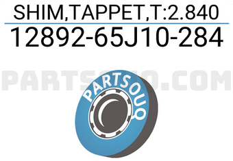 Suzuki 1289265J10284 SHIM,TAPPET,T:2.840
