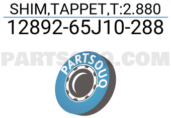 Suzuki 1289265J10288 SHIM,TAPPET,T:2.880