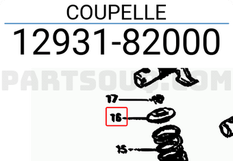 Suzuki 1293182000 COUPELLE