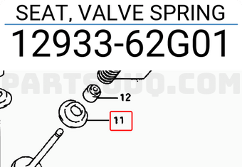 Suzuki 1293362G01 SEAT, VALVE SPRING