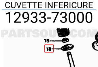 Suzuki 1293373000 CUVETTE INFERICURE