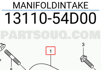 Suzuki 1311054D00 MANIFOLDINTAKE