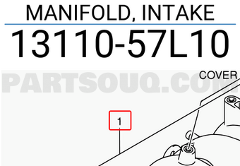 Suzuki 1311057L10 MANIFOLD, INTAKE