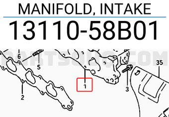 Suzuki 1311058B01 MANIFOLD, INTAKE