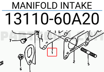 Suzuki 1311060A20 MANIFOLD INTAKE