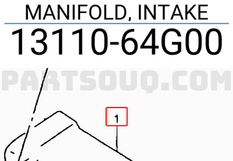Suzuki 1311064G00 MANIFOLD, INTAKE