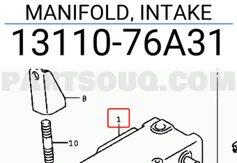 Suzuki 1311076A31 MANIFOLD, INTAKE