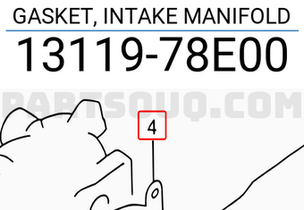 Suzuki 1311978E00 GASKET, INTAKE MANIFOLD