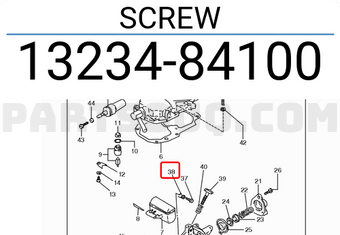 Suzuki 1323484100 SCREW