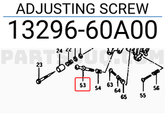 Suzuki 1329660A00 ADJUSTING SCREW