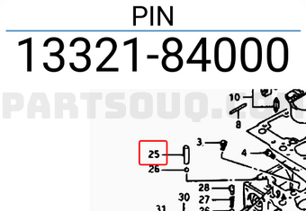 Suzuki 1332184000 PIN