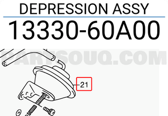 Suzuki 1333060A00 DEPRESSION ASSY