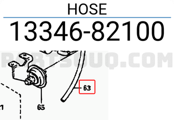 Suzuki 1334682100 HOSE
