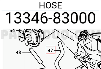 Suzuki 1334683000 HOSE