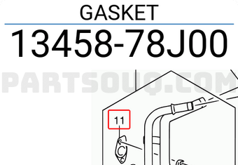 Suzuki 1345878J00 GASKET