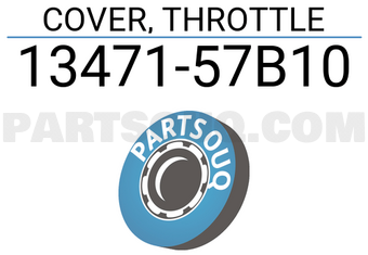 Suzuki 1347157B10 COVER, THROTTLE