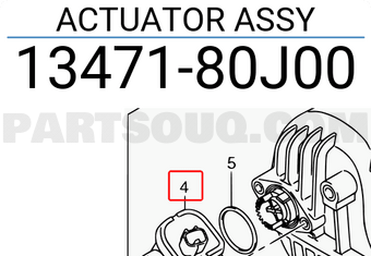 Suzuki 1347180J00 ACTUATOR ASSY