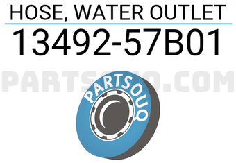 Suzuki 1349257B01 HOSE, WATER OUTLET