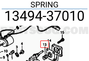 Suzuki 1349437010 SPRING