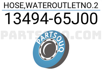 Suzuki 1349465J00 HOSE,WATEROUTLETNO.2