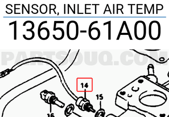 Suzuki 1365061A00 SENSOR, INLET AIR TEMP