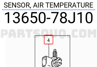 Suzuki 1365078J10 SENSOR, AIR TEMPERATURE