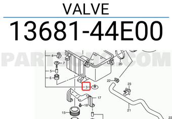 Suzuki 1368144E00 VALVE