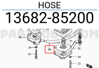 Suzuki 1368285200 HOSE