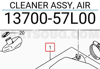 Suzuki 1370057L00 CLEANER ASSY, AIR