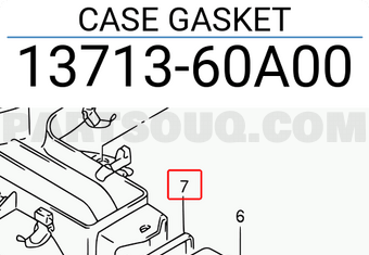 Suzuki 1371360A00 CASE GASKET