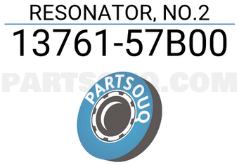 Suzuki 1376157B00 RESONATOR, NO.2