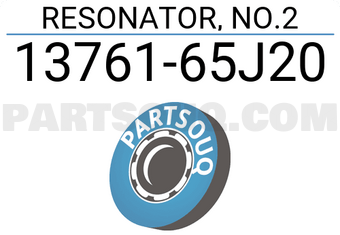 Suzuki 1376165J20 RESONATOR, NO.2