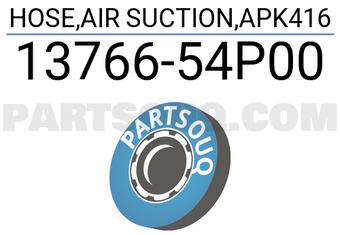 Suzuki 1376654P00 HOSE,AIR SUCTION,APK416