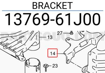 Suzuki 1376961J00 BRACKET