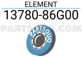 Suzuki 1378086G00 ELEMENT