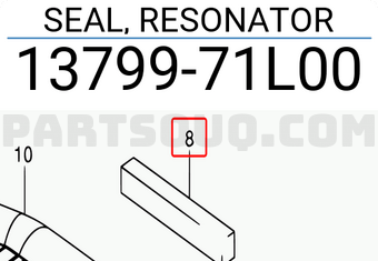 Suzuki 1379971L00 SEAL, RESONATOR