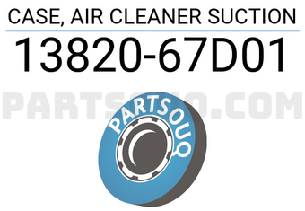Suzuki 1382067D01 CASE, AIR CLEANER SUCTION